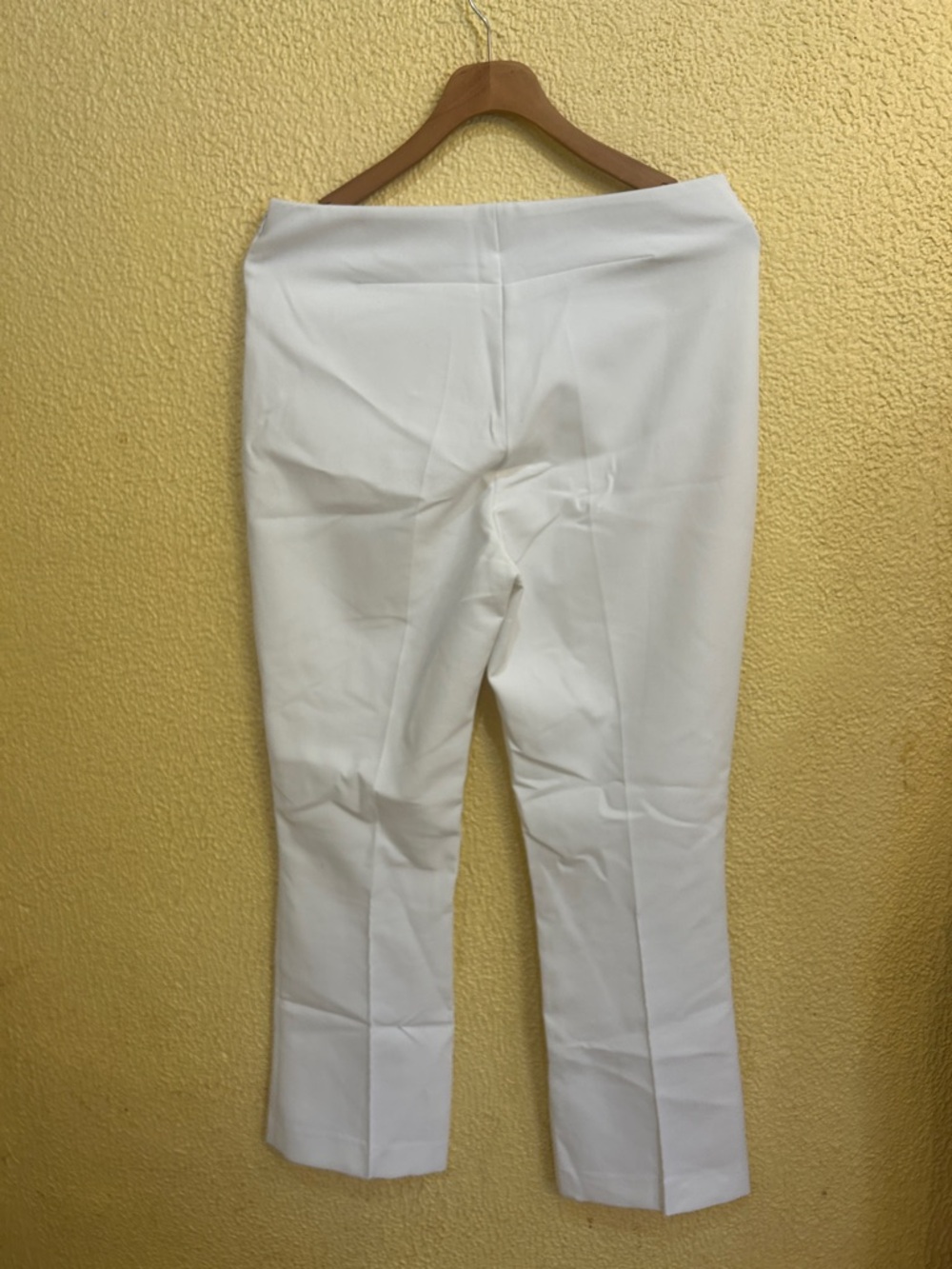 Zara White Boot Cut Pull-On Pants - Picture 5 of 5